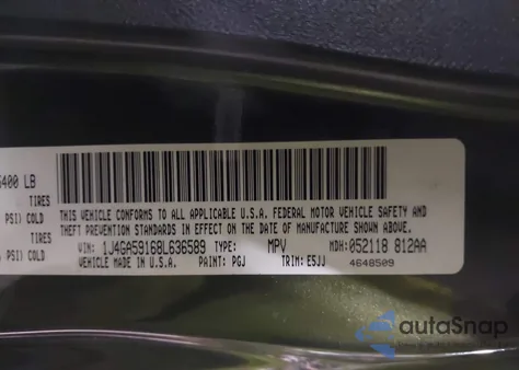 2008 Jeep Wrangler Unlimited Sahara from USA, damaged, VIN 1J4GA59168L636589